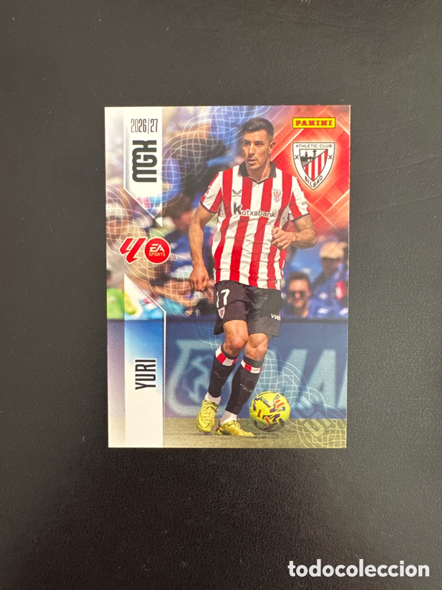 Cromos de f&uacute;tbol: YURI ATHLETIC DE BILBAO NUMERO 44 MEGACRACKS 2026 2027
