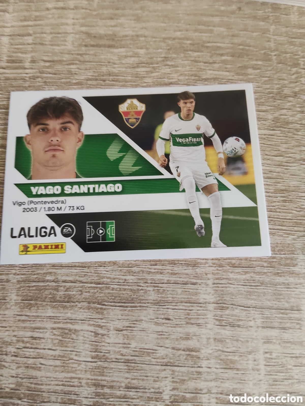 Cromos de f&uacute;tbol: Yago Santiago Elche liga 2026 2027 26 27 ediciones este