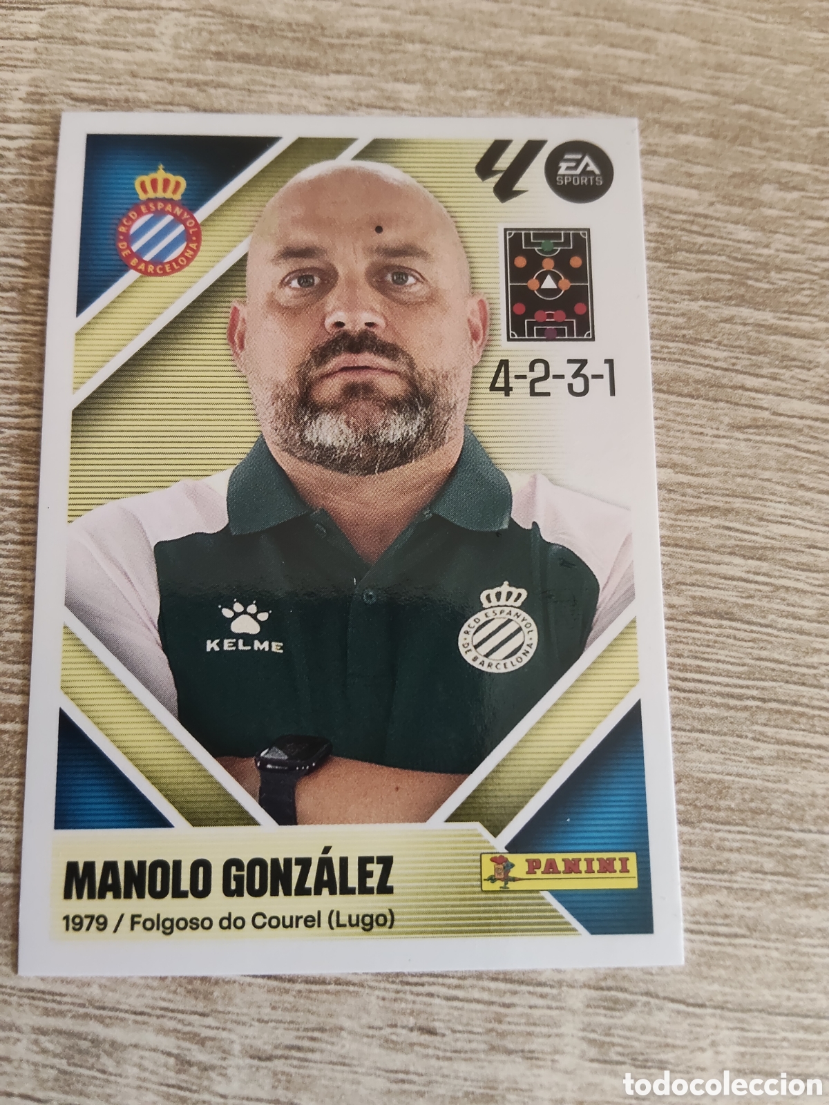 Cromos de f&uacute;tbol: Manolo Gonz&aacute;lez Espanyol liga 2026 2027 26 27 ediciones este