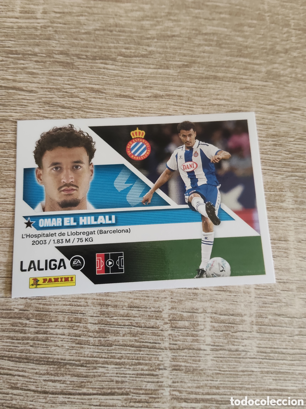Cromos de f&uacute;tbol: El Hilali Espanyol liga 2026 2027 26 27 ediciones este