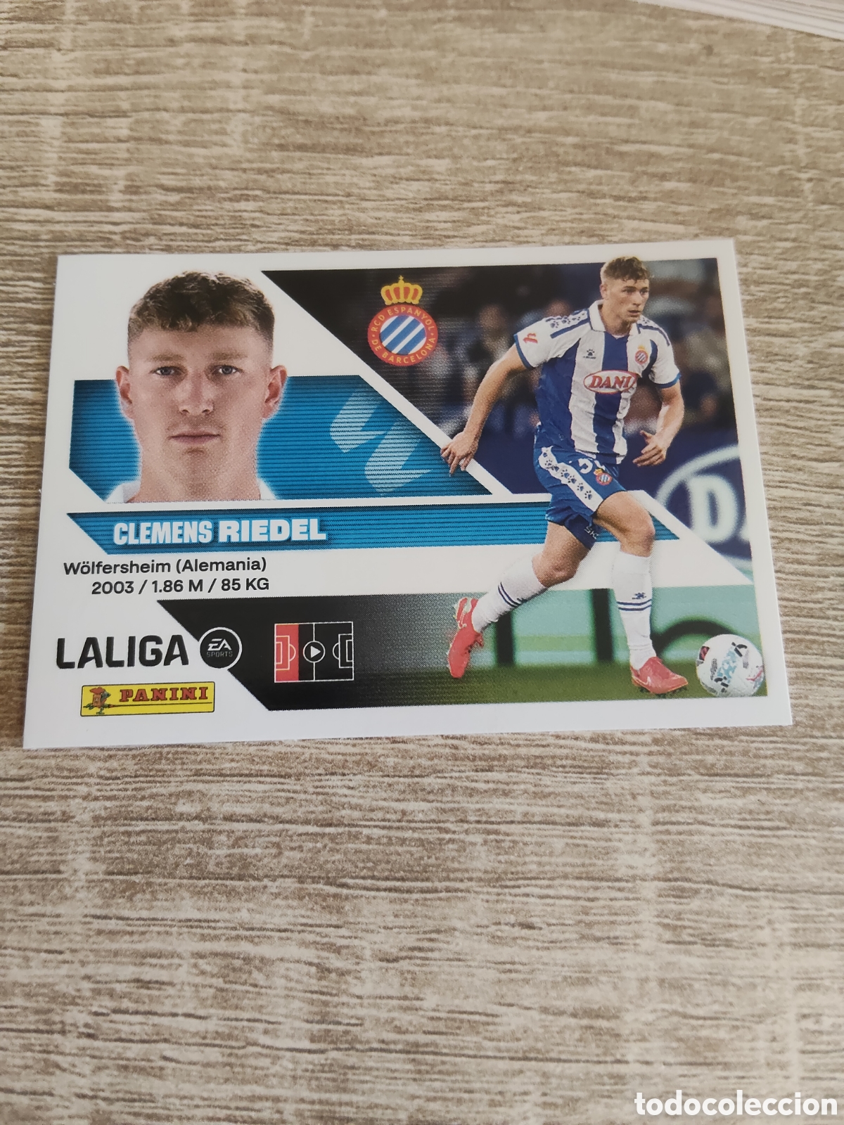 Cromos de f&uacute;tbol: Riedel Espanyol liga 2026 2027 26 27 ediciones este