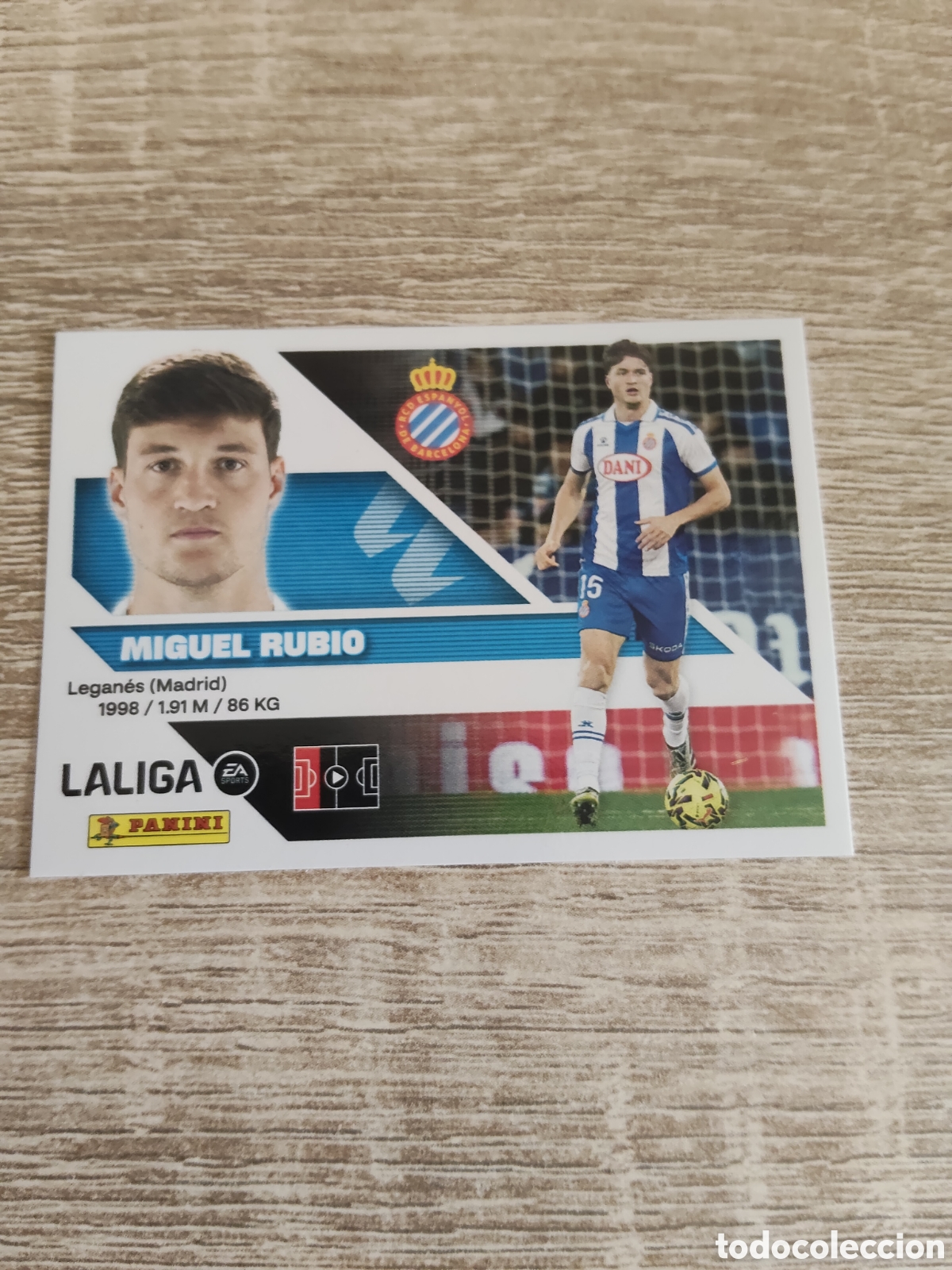 Cromos de f&uacute;tbol: Miguel Rubio Espanyol liga 2026 2027 26 27 ediciones este