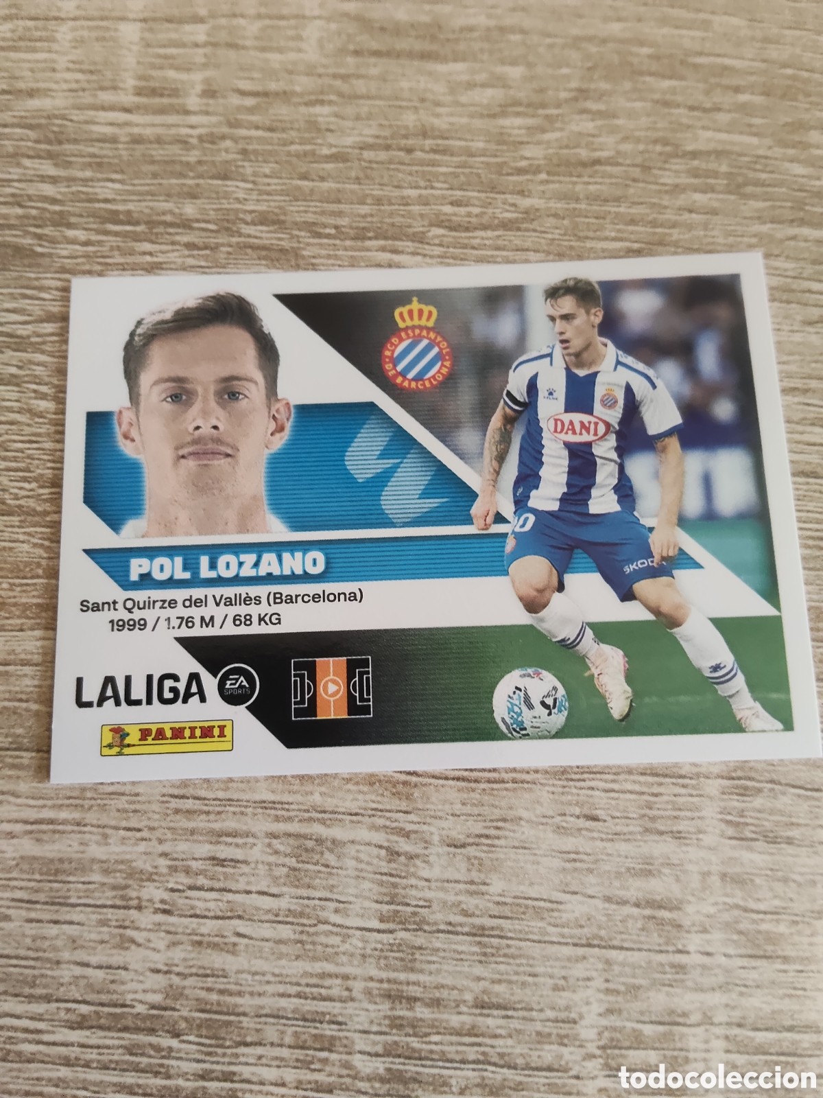 Cromos de f&uacute;tbol: Pol Lozano Espanyol liga 2026 2027 26 27 ediciones este
