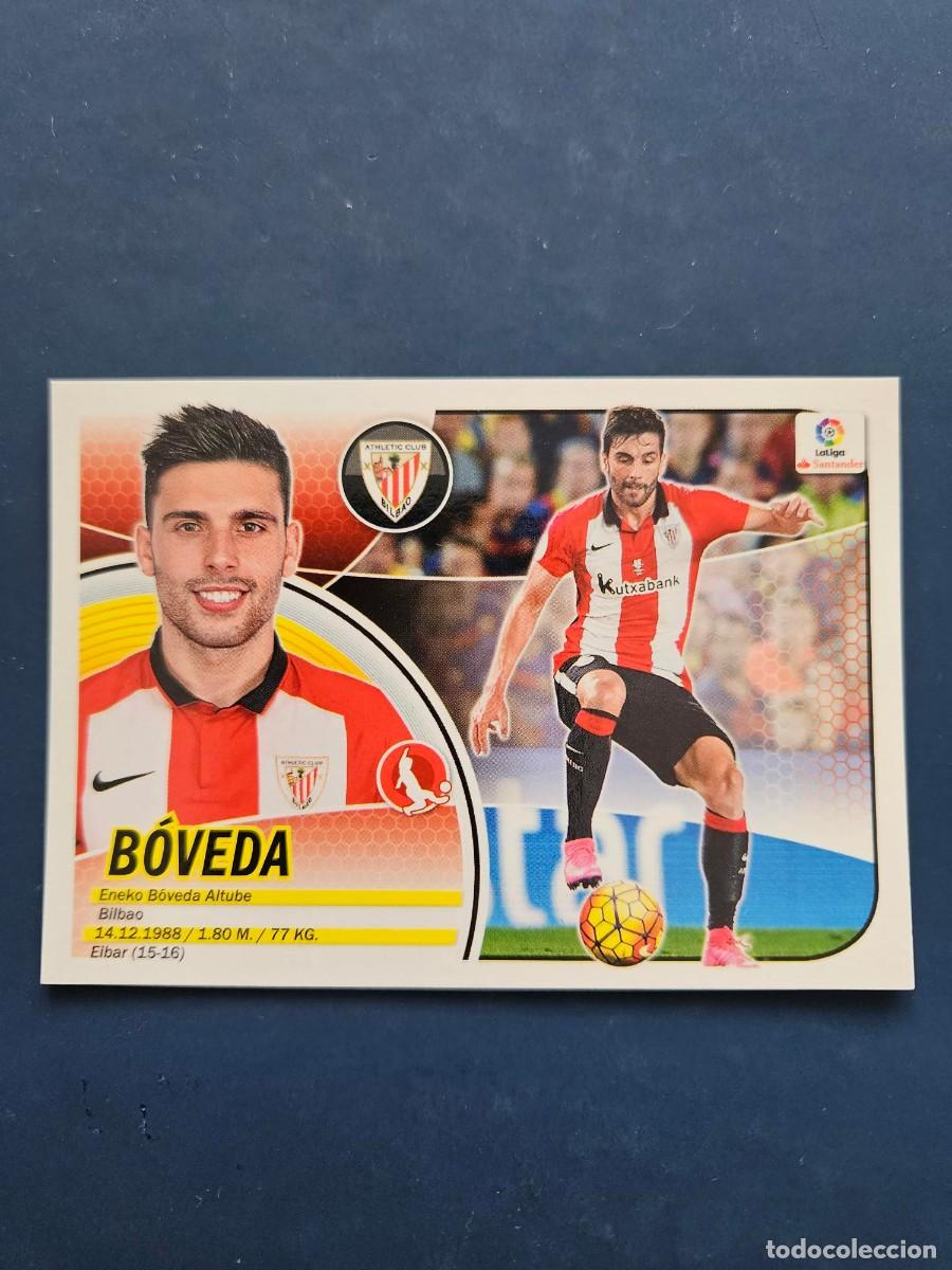 Cromos de f&uacute;tbol: N&ordm; 4A BOVEDA ATHLETIC BILBAO LOGO NUEVO LIGA ESTE 16 17 2016 2017 SIN PEGAR NUNCA PEGADO