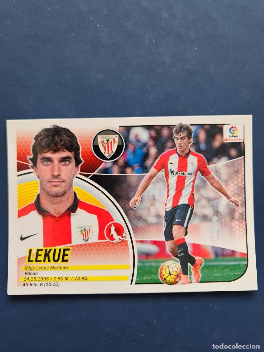 Cromos de f&uacute;tbol: N&ordm; 4B LEKUE ATHLETIC BILBAO LOGO NUEVO LIGA ESTE 16 17 2016 2017 SIN PEGAR NUNCA PEGADO