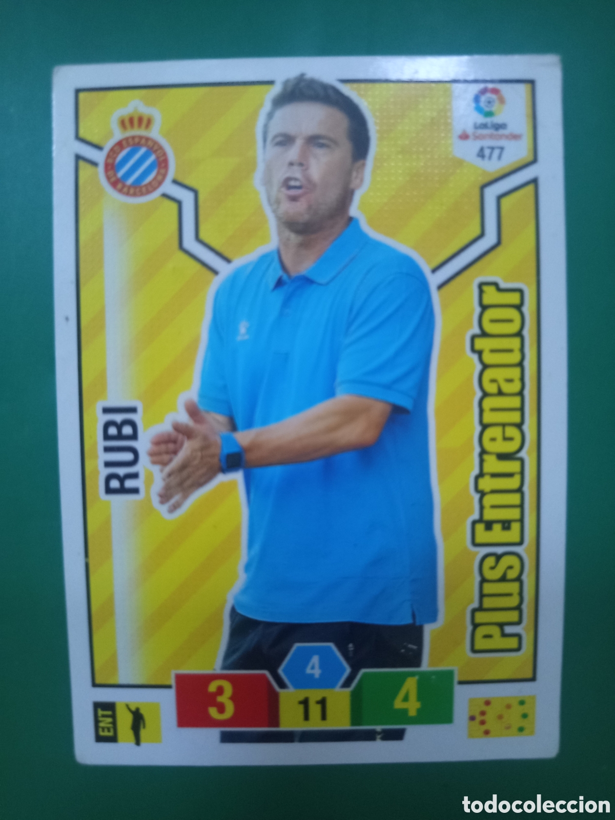 Cartes &agrave; collectionner de Football: ❇️ CROMO ⚽ CARD RUBI ESPA&Ntilde;OL PLUS ENTRENADOR 477 2018 2019 18 19 ADRENALYN PANINI ❇️