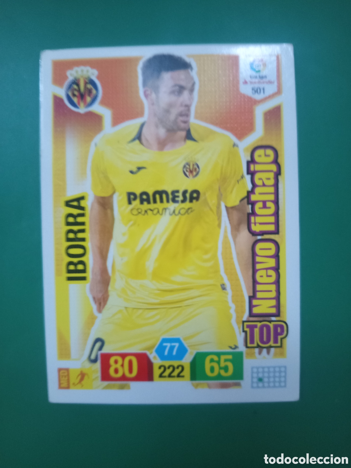 Cartes &agrave; collectionner de Football: ❇️ CROMO ⚽ CARD IBORRA VILLARREAL TOP NUEVO FICHAJE 501 ADRENALYN 2018 2019 18 19 PANINI ❇️