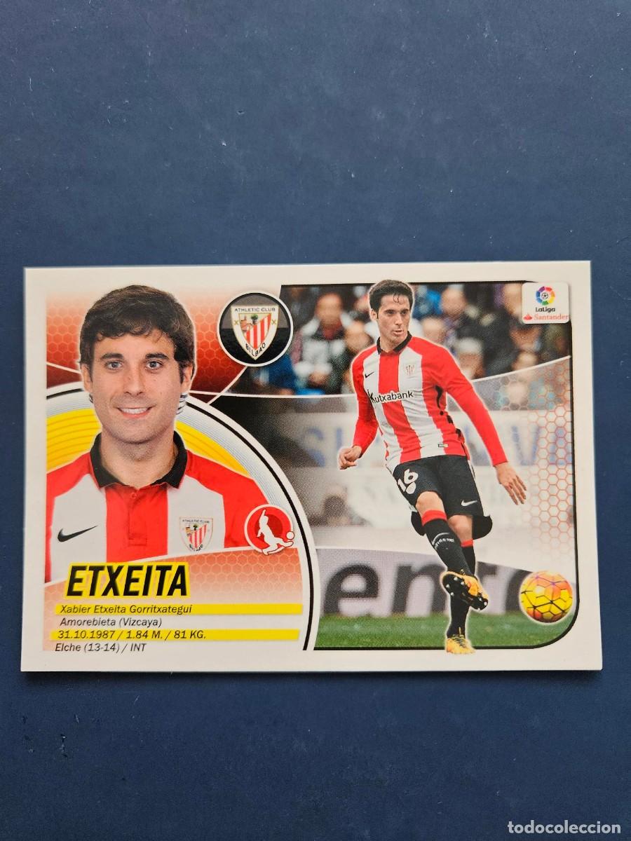 Cromos de f&uacute;tbol: N&ordm; 6 ETXEITA ATHLETIC BILBAO LOGO NUEVO LIGA ESTE 16 17 2016 2017 SIN PEGAR NUNCA PEGADO