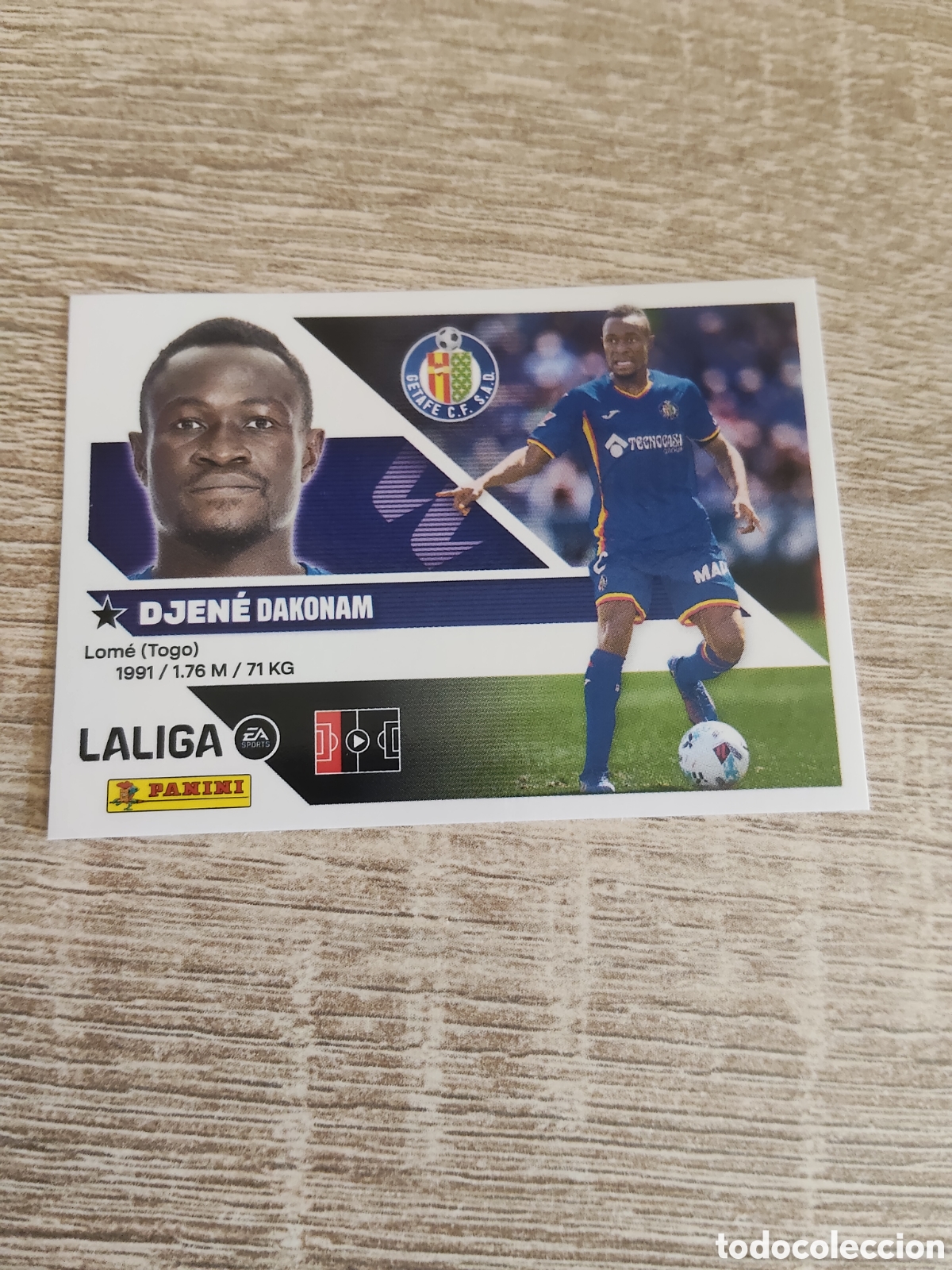 Cromos de f&uacute;tbol: Djene Getafe liga 2026 2027 26 27 ediciones este