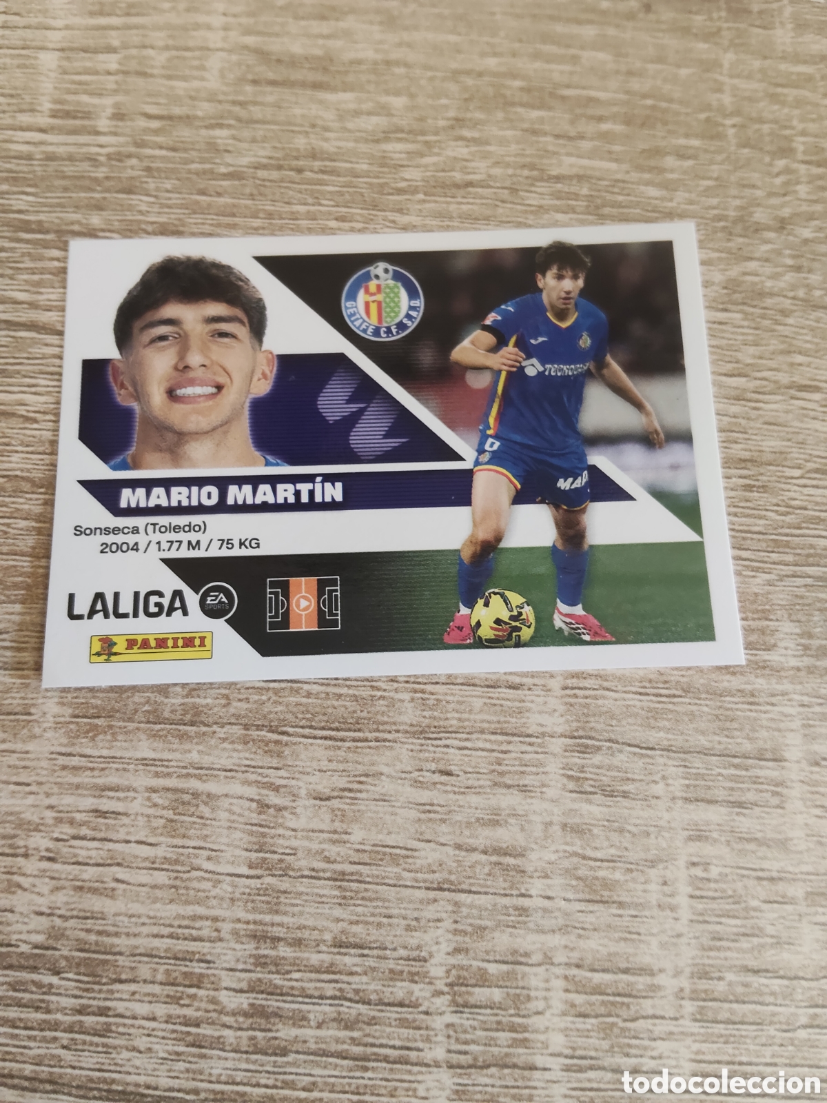 Cromos de f&uacute;tbol: Mario Mart&iacute;n Getafe liga 2026 2027 26 27 ediciones este