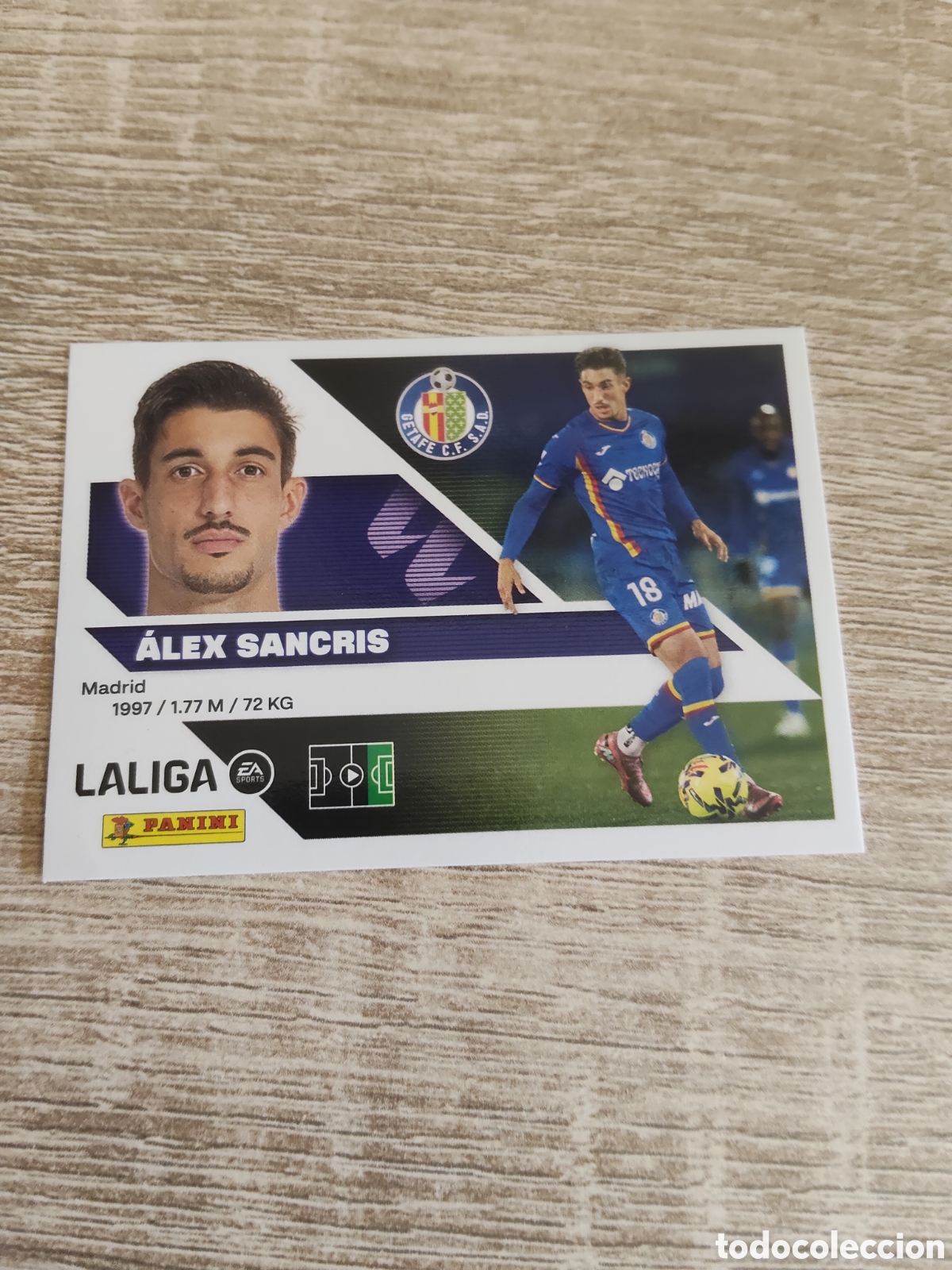 Cromos de f&uacute;tbol: Alex Sancris Getafe liga 2026 2027 26 27 ediciones este
