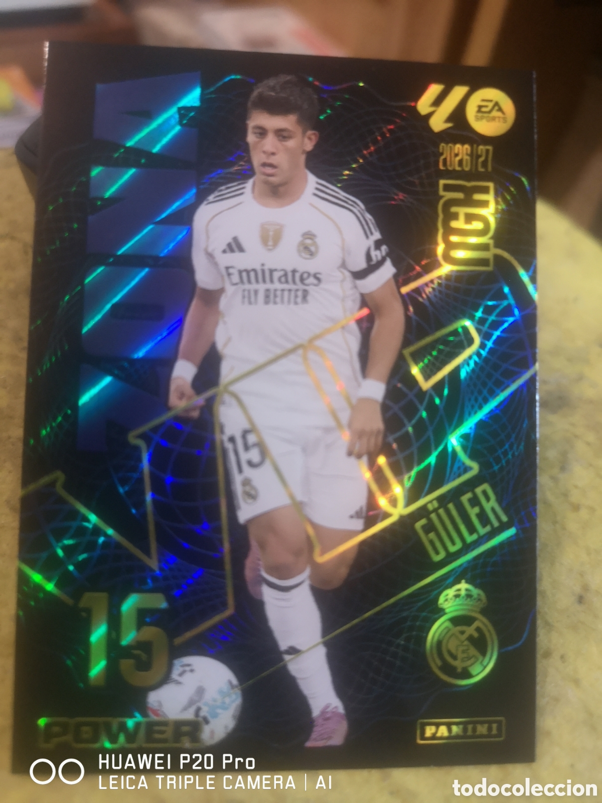 Cromos de f&uacute;tbol: MEGACRACKS 2026 27 ZONA VIP POWER GULER 396P - REAL MADRID
