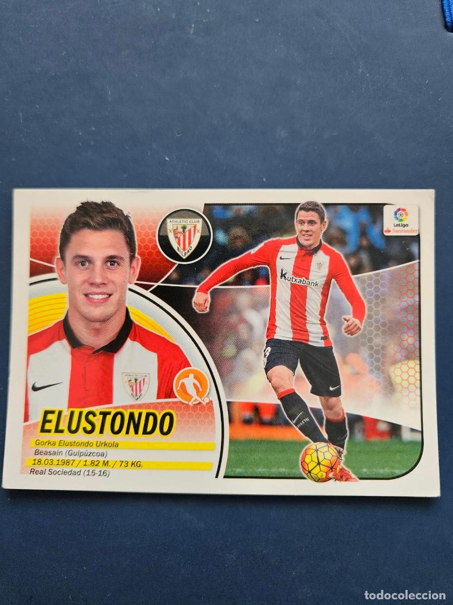 Cromos de f&uacute;tbol: N&ordm; 10B ELUSTONDO ATHLETIC BILBAO LOGO NUEVO LIGA ESTE 16 17 2016 2017 SIN PEGAR NUNCA PEGADO