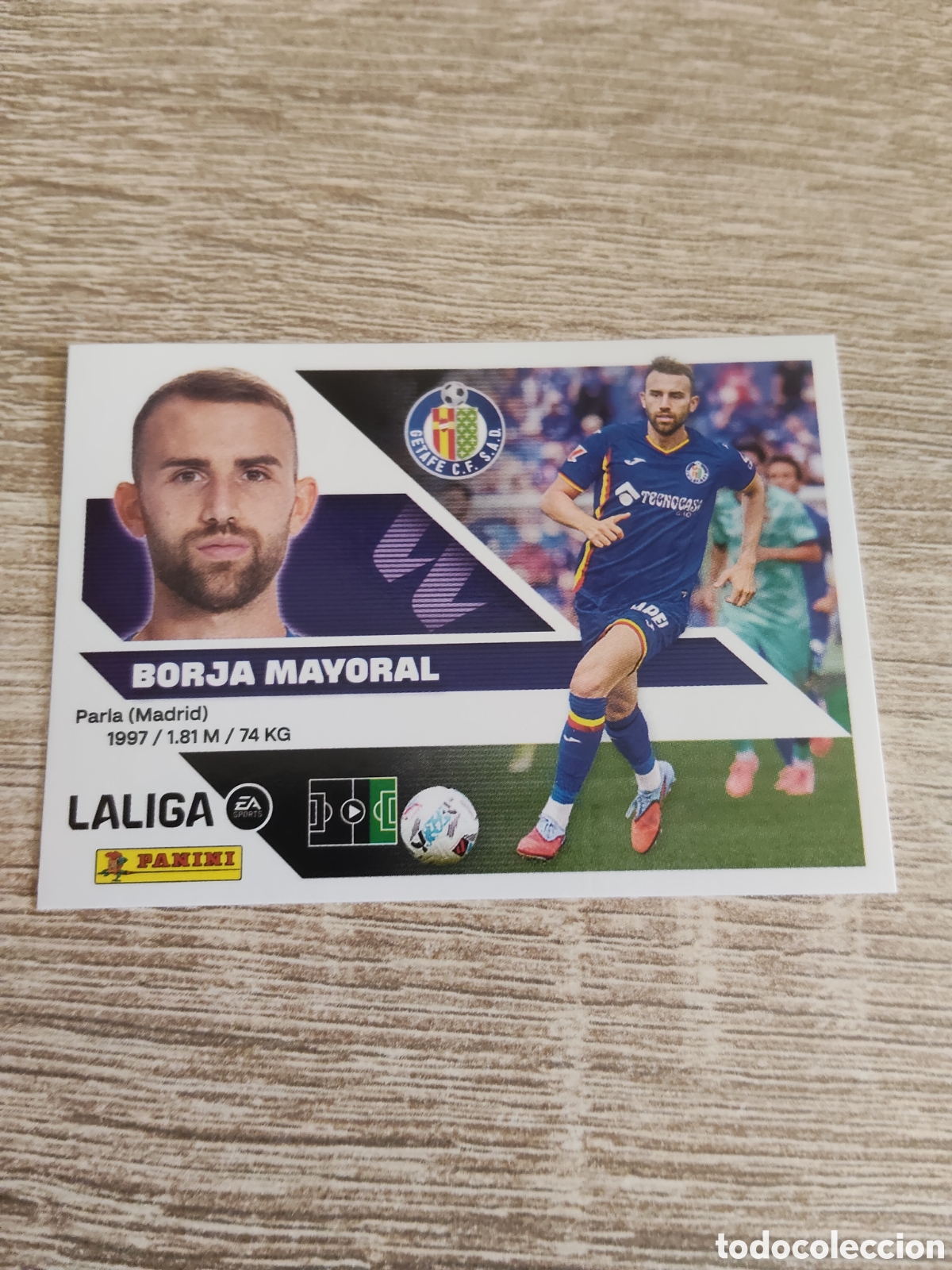 Cromos de f&uacute;tbol: Borja Mayoral Getafe liga 2026 2027 26 27 ediciones este