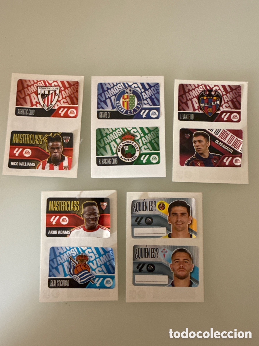 Cromos de f&uacute;tbol: Chicles liga este 2026 2027 26 27 precio por unidad