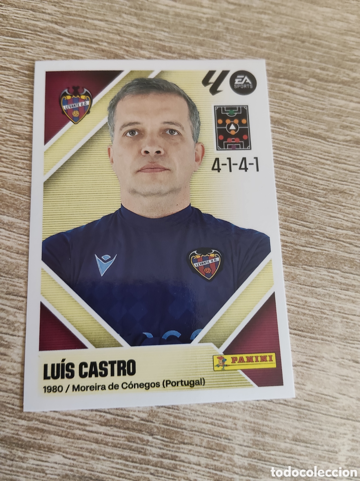 Cromos de f&uacute;tbol: Luis Castro Levante liga 2026 2027 26 27 ediciones este