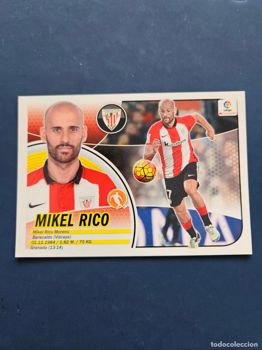 Cartes &agrave; collectionner de Football: N&ordm; 11A MIKEL RICO ATHLETIC BILBAO LOGO NUEVO LIGA ESTE 16 17 2016 2017 SIN PEGAR NUNCA PEGADO