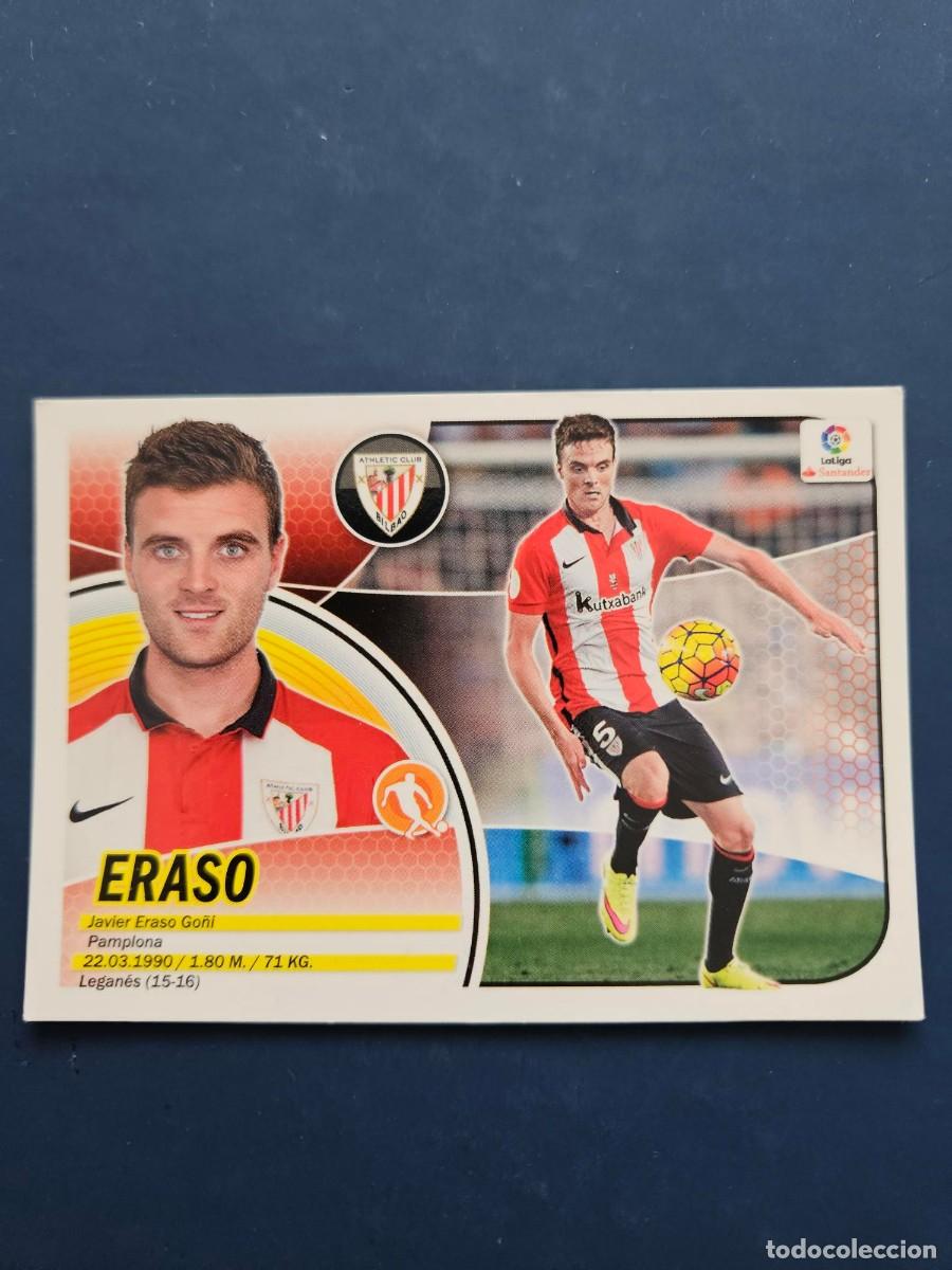 Cartes &agrave; collectionner de Football: N&ordm; 11B ERASO ATHLETIC BILBAO LOGO NUEVO LIGA ESTE 16 17 2016 2017 SIN PEGAR NUNCA PEGADO