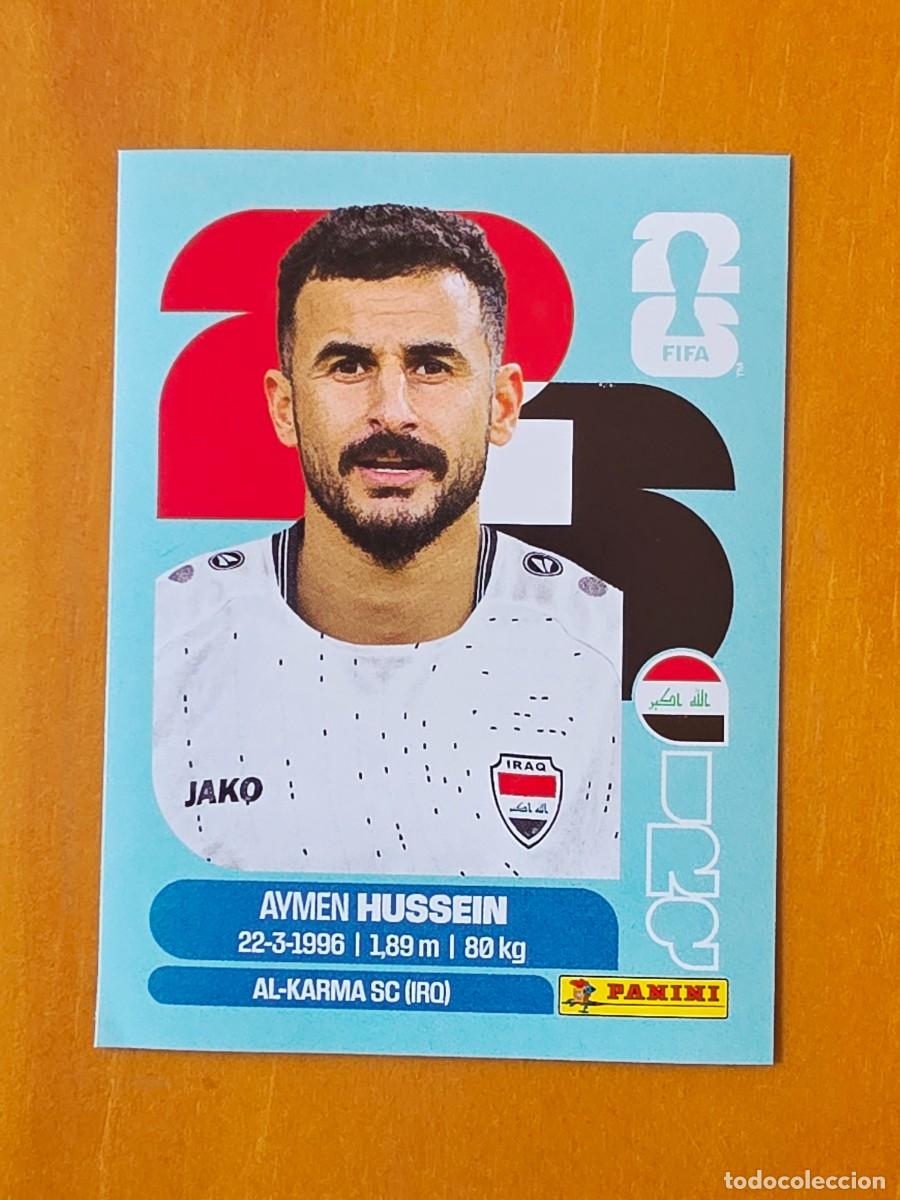 Cartes &agrave; collectionner de Football: IRQ 19 Aymen Hussein, Iraq Irak, Panini FIFA World Cup Mundial 2026 Sticker