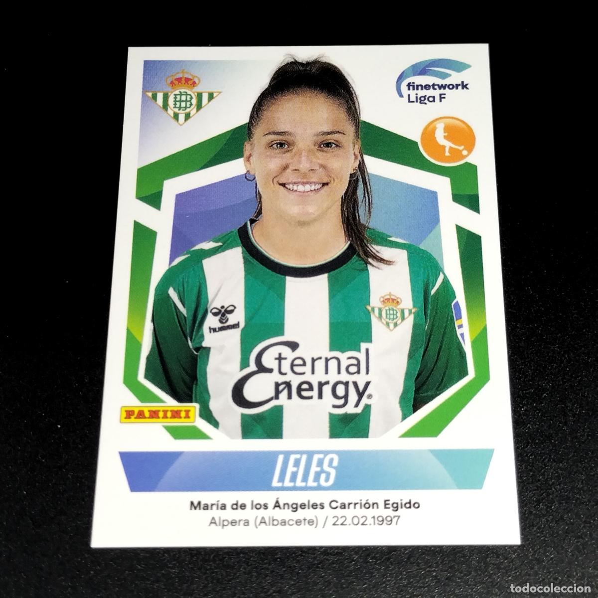 Cartes &agrave; collectionner de Football: N&ordm; 145 LELES BETIS CROMOS FINETWORK LIGA F FEMENINA PANINI 2022 2023 22 23
