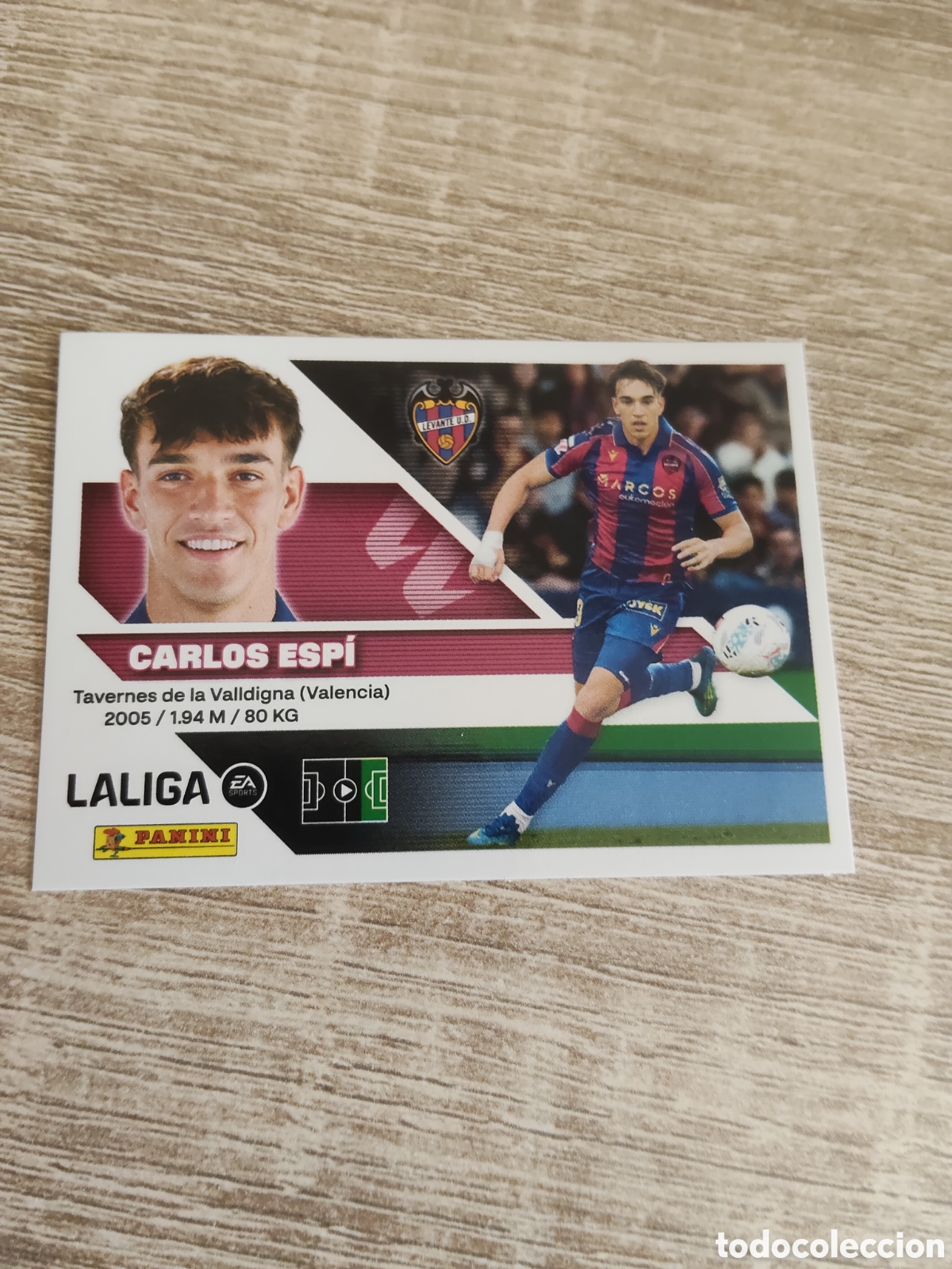Cartes &agrave; collectionner de Football: Carlos Espi Levante liga 2026 2027 26 27 ediciones este