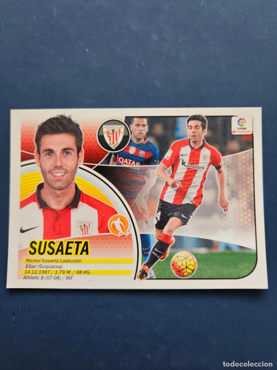 Cartes &agrave; collectionner de Football: N&ordm; 12 SUSAETA ATHLETIC BILBAO LOGO NUEVO LIGA ESTE 16 17 2016 2017 SIN PEGAR NUNCA PEGADO