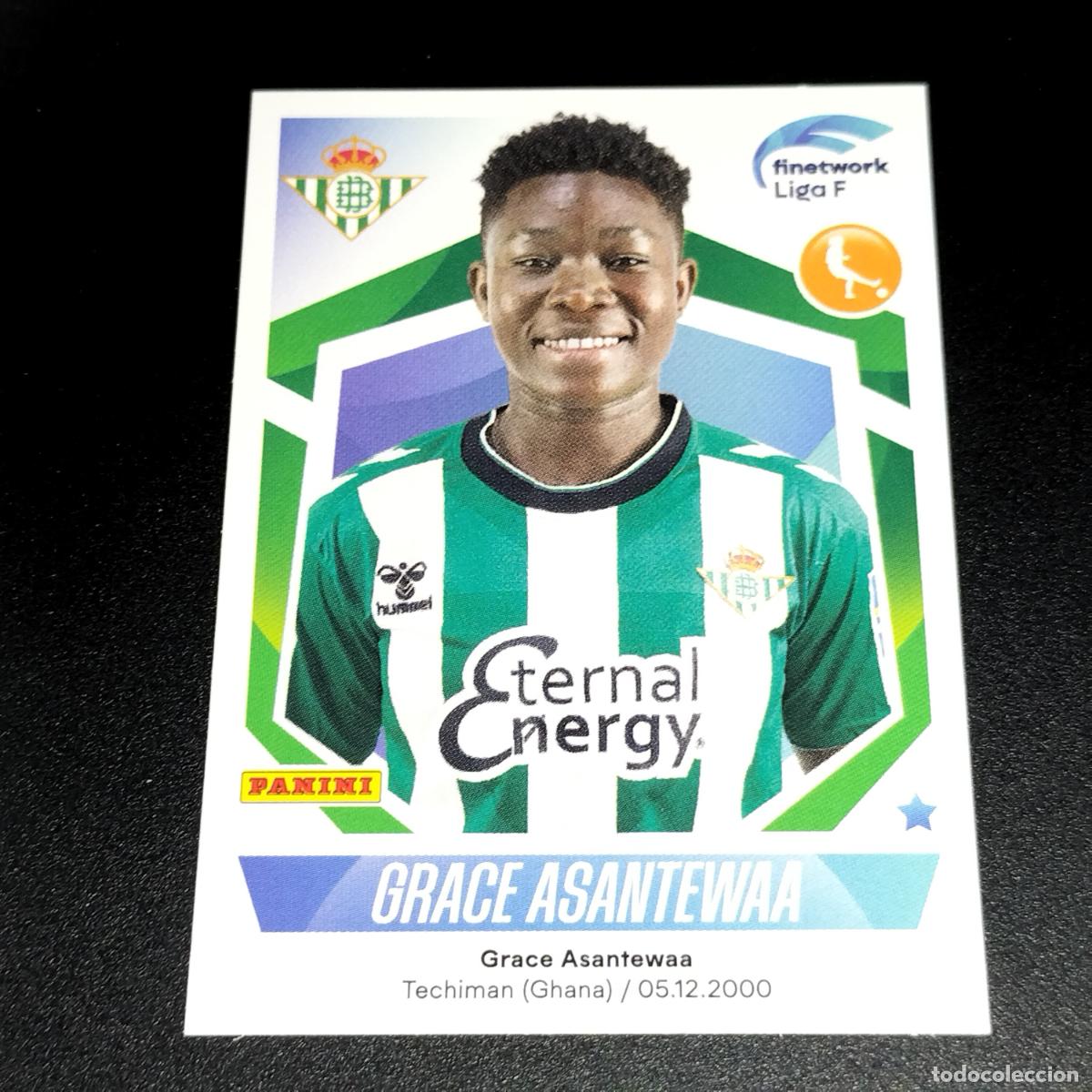 Cartes &agrave; collectionner de Football: N&ordm; 146 GRACE ASANTEWAA BETIS CROMOS FINETWORK LIGA F FEMENINA PANINI 2022 2023 22 23