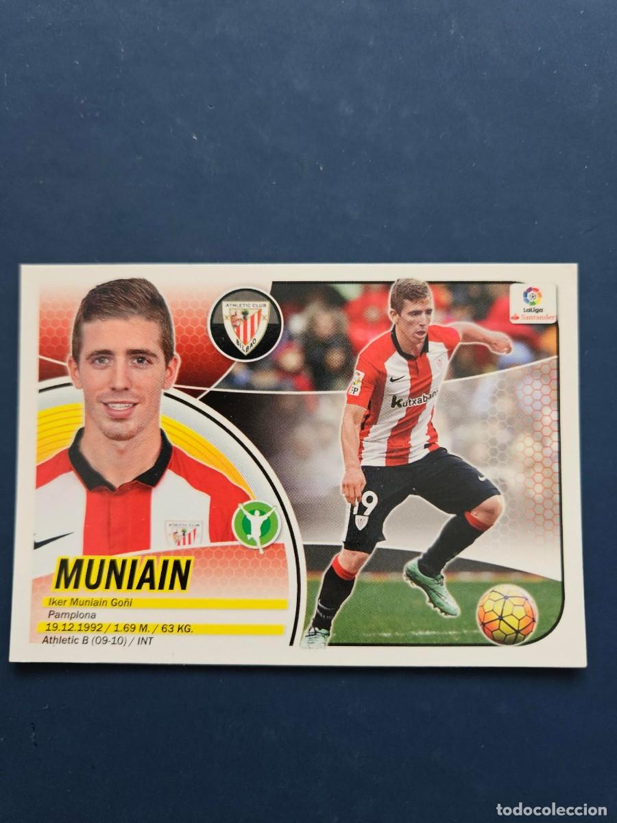 Figurine di Calcio: N&ordm; 14A MUNIAIN ATHLETIC BILBAO LOGO NUEVO LIGA ESTE 16 17 2016 2017 SIN PEGAR NUNCA PEGADO
