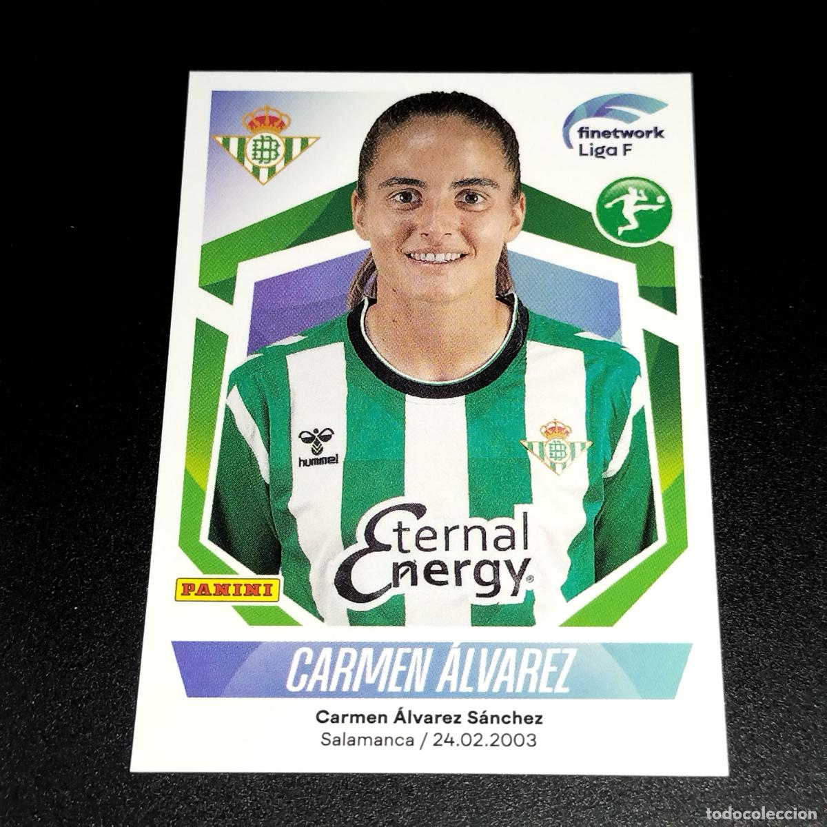 Football Stickers: N&ordm; 151 CARMEN ALVAREZ BETIS CROMOS FINETWORK LIGA F FEMENINA PANINI 2022 2023 22 23