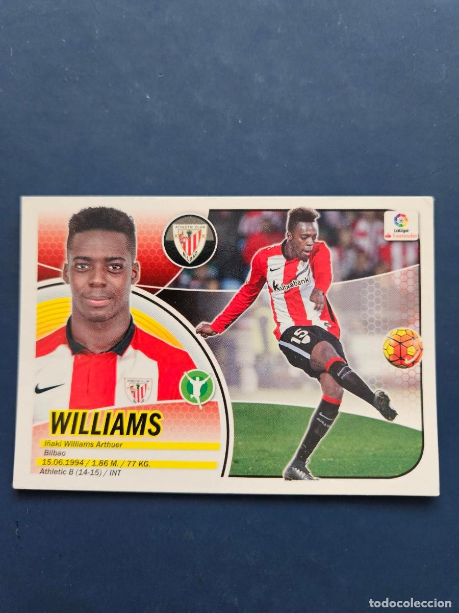 Football Stickers: *N&ordm; 15 WILLIAMS ATHLETIC BILBAO LOGO NUEVO LIGA ESTE 16 17 2016 2017 SIN PEGAR NUNCA PEGADO
