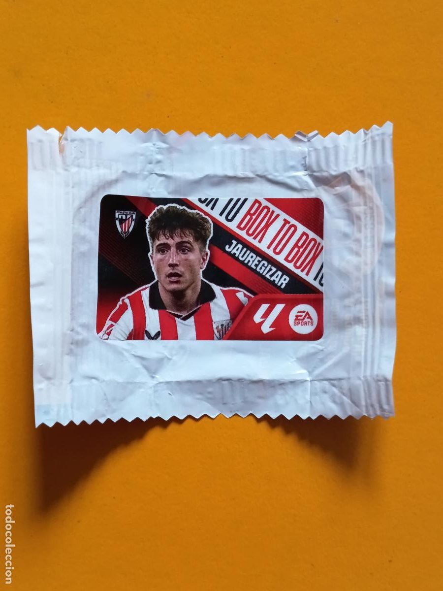 Cromos de f&uacute;tbol: JAUREGIZAR. BOX TO BOX. ATHLETIC CLUB BILBAO. CHICLE LIGA ESTE 2026-27
