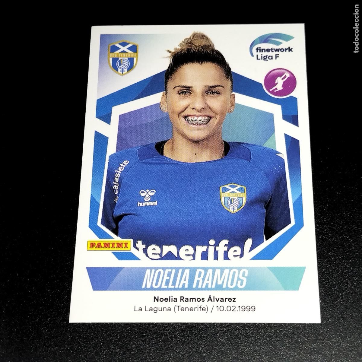 Football Stickers: N&ordm; 153 NOELIA RAMOS GRANADILLA TENERIFE CROMOS FINETWORK LIGA F FEMENINA PANINI 2022 2023 22 23