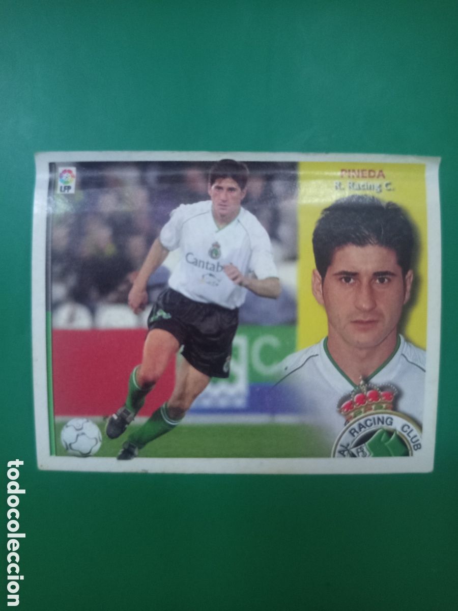 Cromos de f&uacute;tbol: ❇️ CROMO ⚽ PINEDA RACING DE SANTANDER LIGA 02 03 2002 2003 ESTE PANINI DESPEGADO EN VENTANILLA ❇️