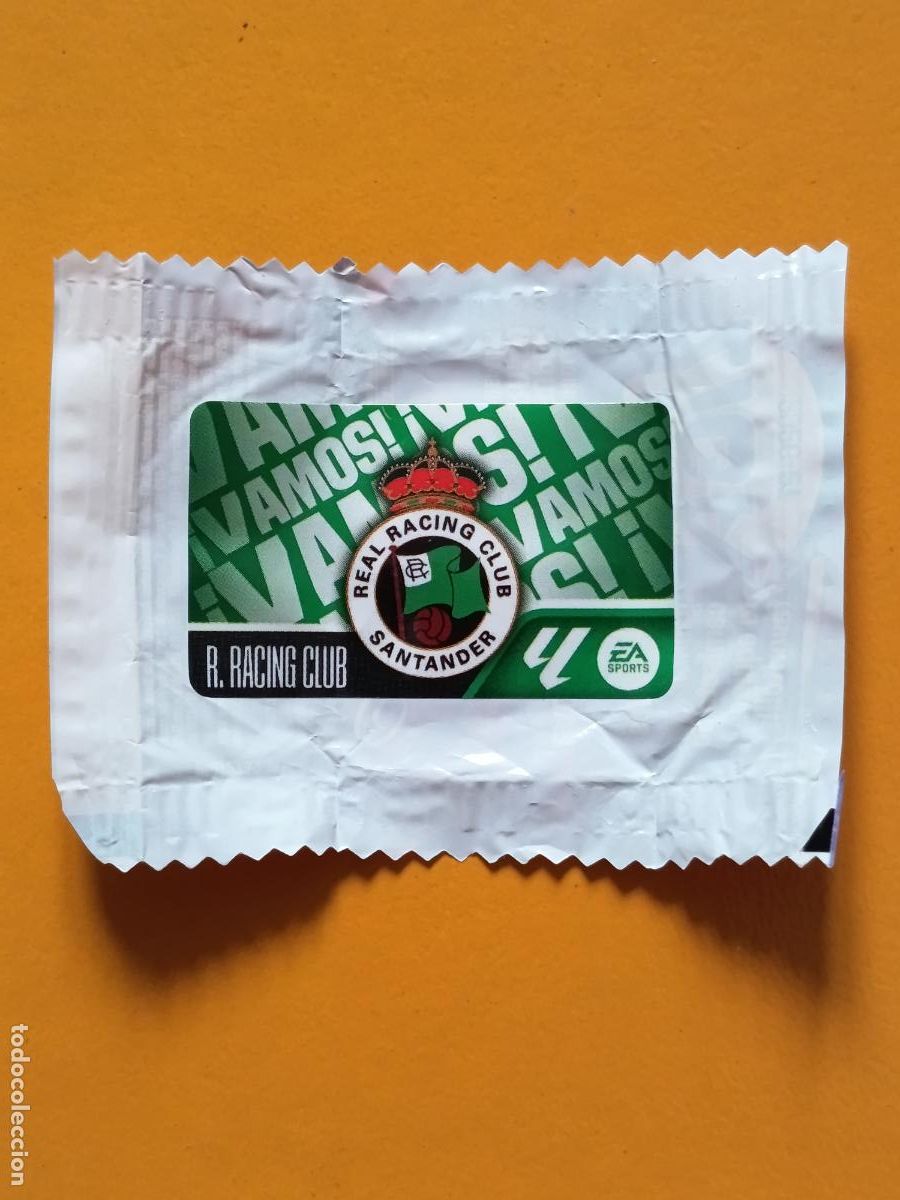 Cromos de f&uacute;tbol: RACING DE SANTANDER. !VAMOS!. CHICLE LIGA ESTE 2026-27