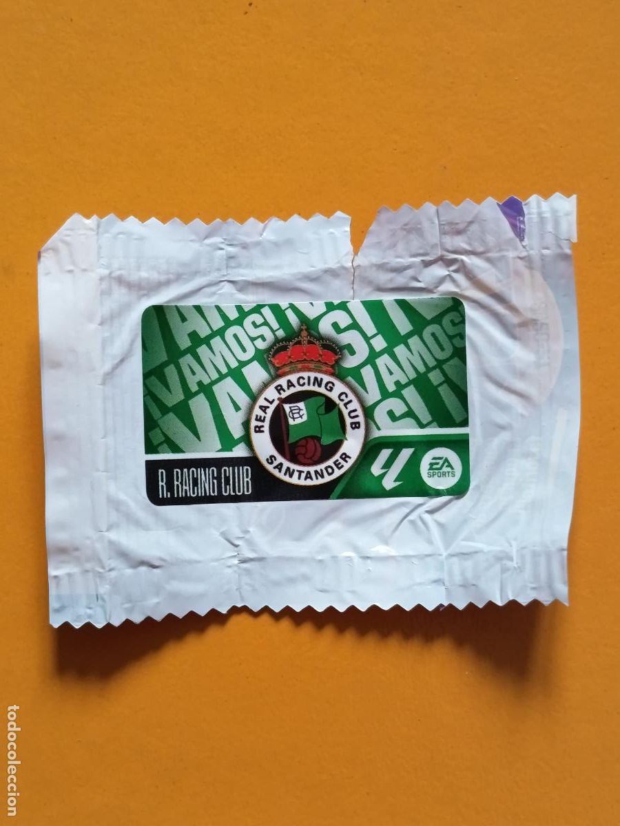 Cromos de f&uacute;tbol: RACING DE SANTANDER. !VAMOS!. CHICLE LIGA ESTE 2026-27