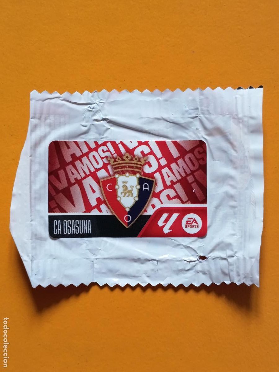 Football Stickers: C. AT OSASUNA. !VAMOS!. CHICLE LIGA ESTE 2026-27