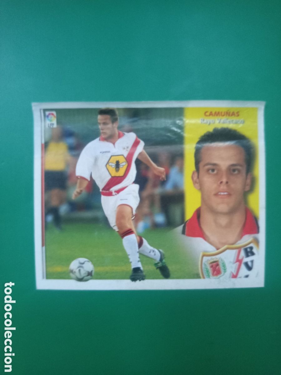 Football Stickers: ❇️ CROMO ⚽ CAMU&Ntilde;AS RAYO VALLECANO COLOCA 02 03 2002 2003 LFP ESTE PANINI DESPEGADO EN VENTANILLA ❇️