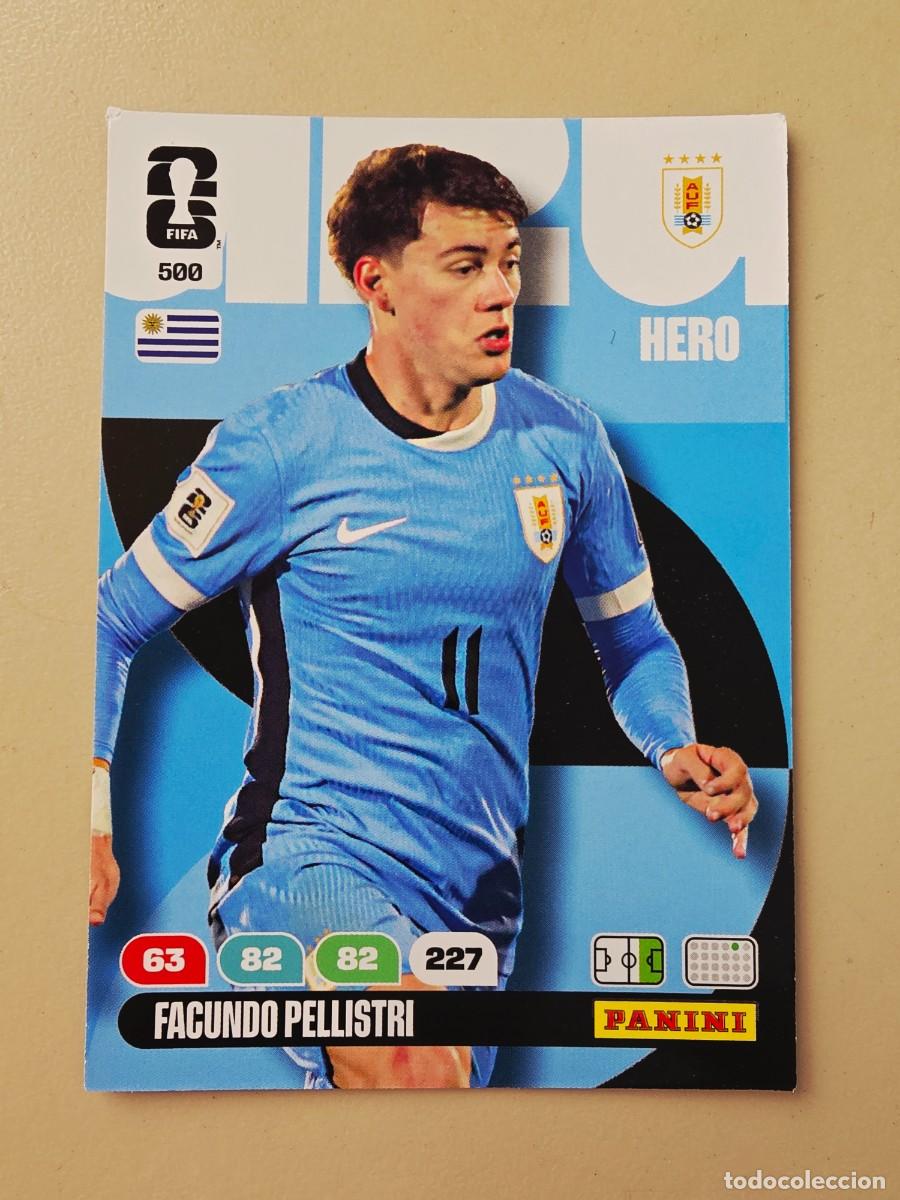 Cromos de f&uacute;tbol: 500 Facundo Pellistri, Hero, Uruguay, Adrenalyn XL Fifa World Cup 2026 Mundial 26