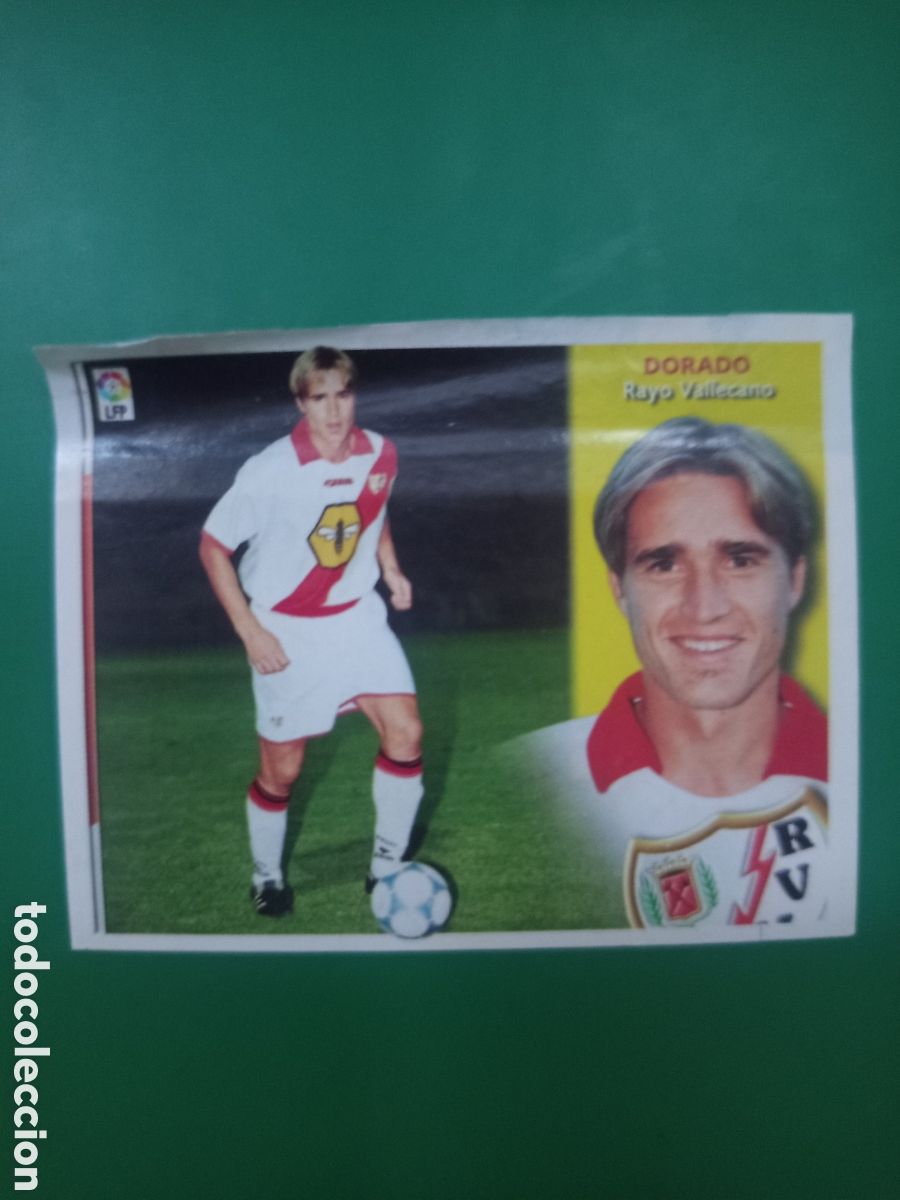 Cromos de f&uacute;tbol: ❇️ CROMO ⚽ DORADO RAYO VALLECANO LIGA 02 03 2002 2003 LFP ESTE PANINI DESPEGADO EN VENTANILLA ❇️