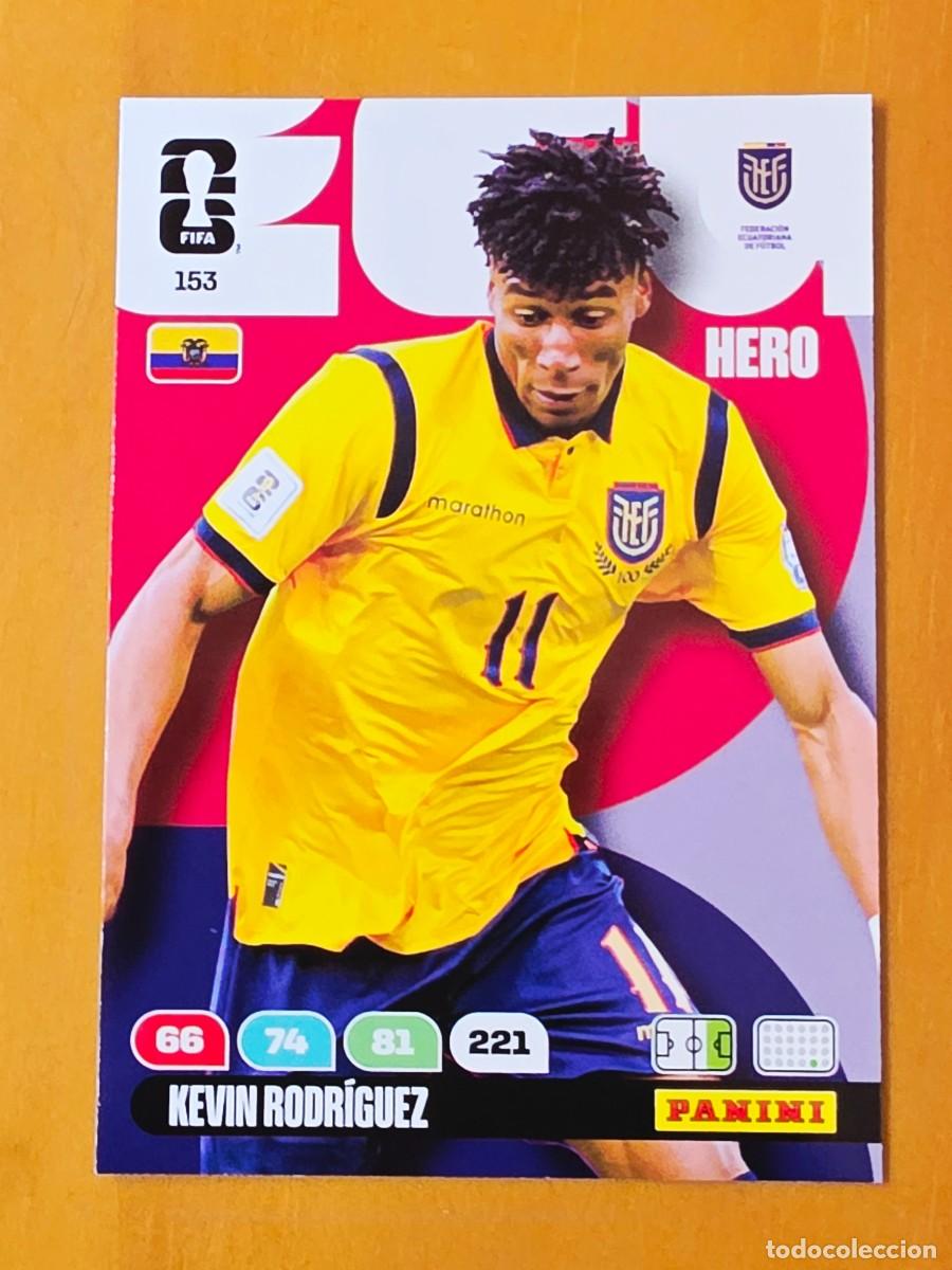 Cromos de f&uacute;tbol: 153 Kevin Rodr&iacute;guez, Hero, Ecuador, Adrenalyn XL Fifa World Cup 2026 Mundial 26