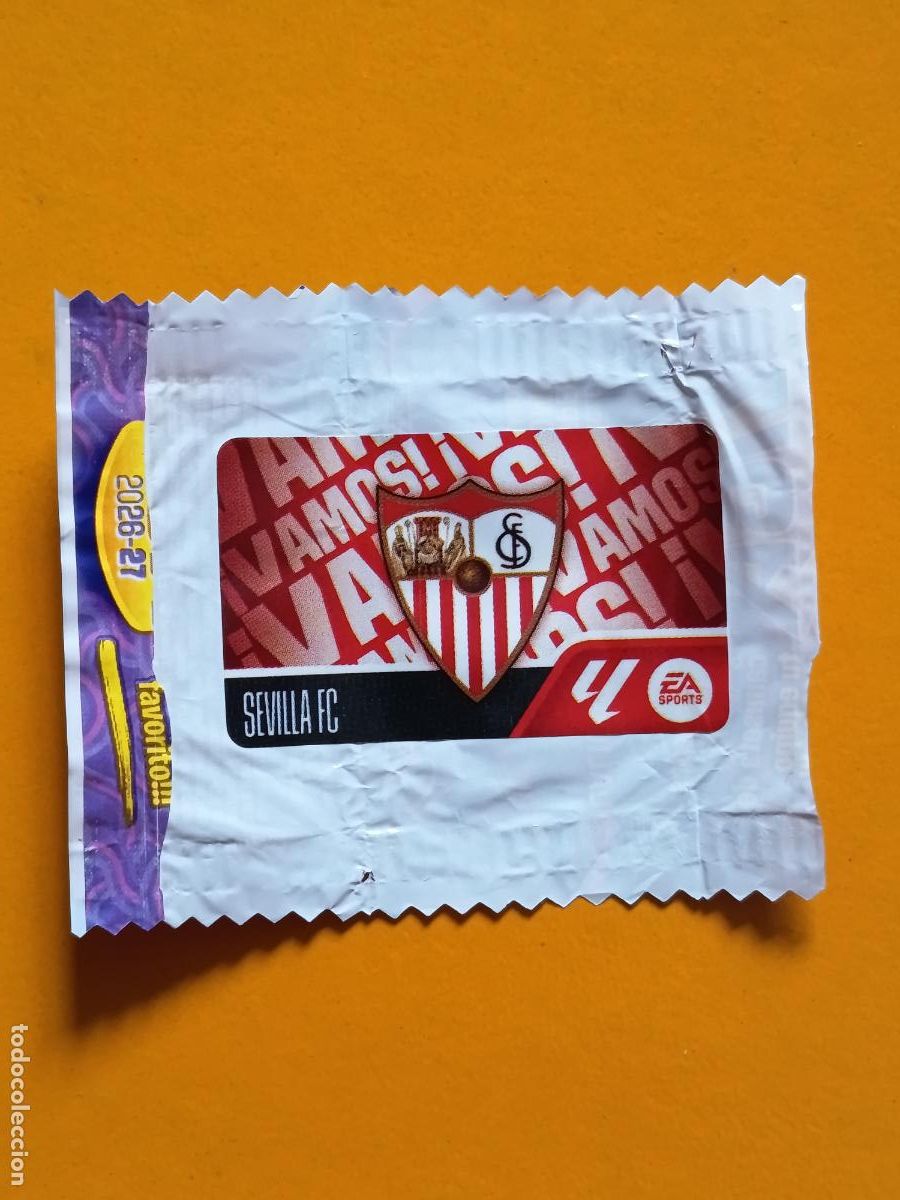 Cromos de f&uacute;tbol: SEVILLA FC. !VAMOS!. CHICLE LIGA ESTE 2026-27