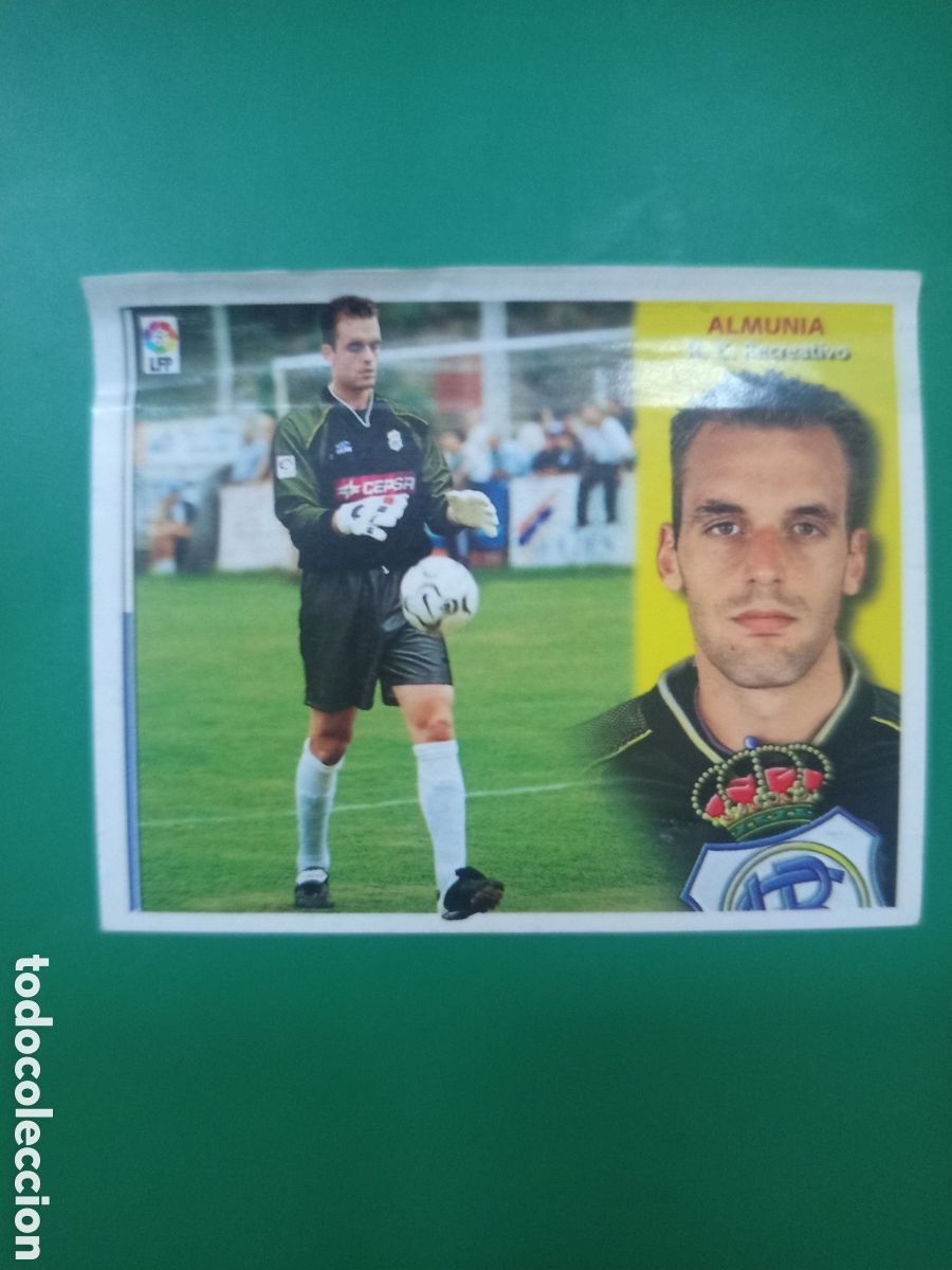 Cromos de f&uacute;tbol: ❇️ CROMO ⚽ ALMUNIA RECREATIVO DE HUELVA LIGA 02 03 2002 2003 LFP ESTE PANINI DESPEGADO VENTANILLA ❇️