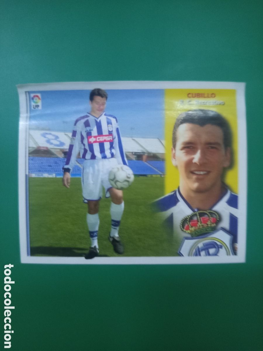 Cromos de f&uacute;tbol: ❇️ CROMO ⚽ CUBILLO RECREATIVO DE HUELVA LIGA 02 03 2002 2003 LFP ESTE PANINI DESPEGADO VENTANILLA ❇️