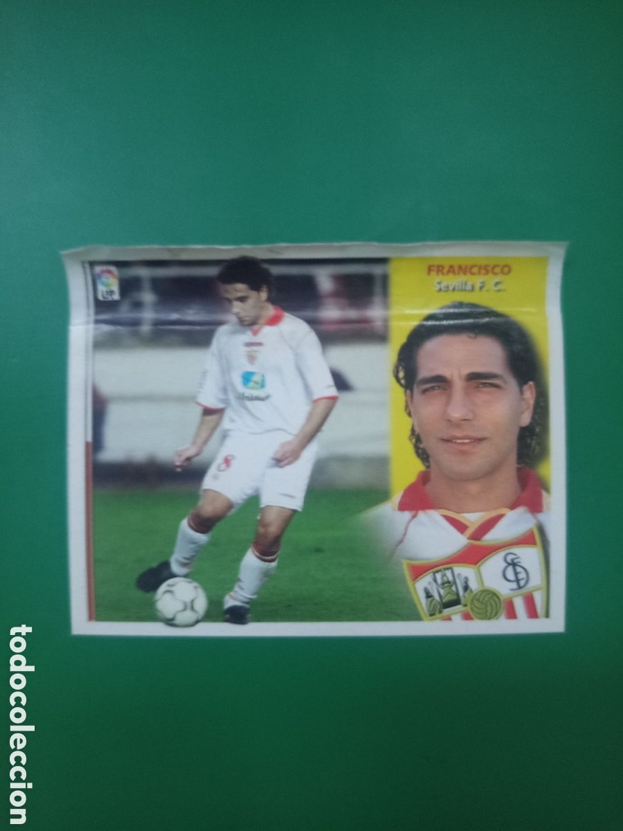 Football Stickers: ❇️ CROMO ⚽ FRANCISCO SEVILLA LIGA 02 03 2002 2003 LFP ESTE PANINI DESPEGADO EN VENTANILLA ❇️