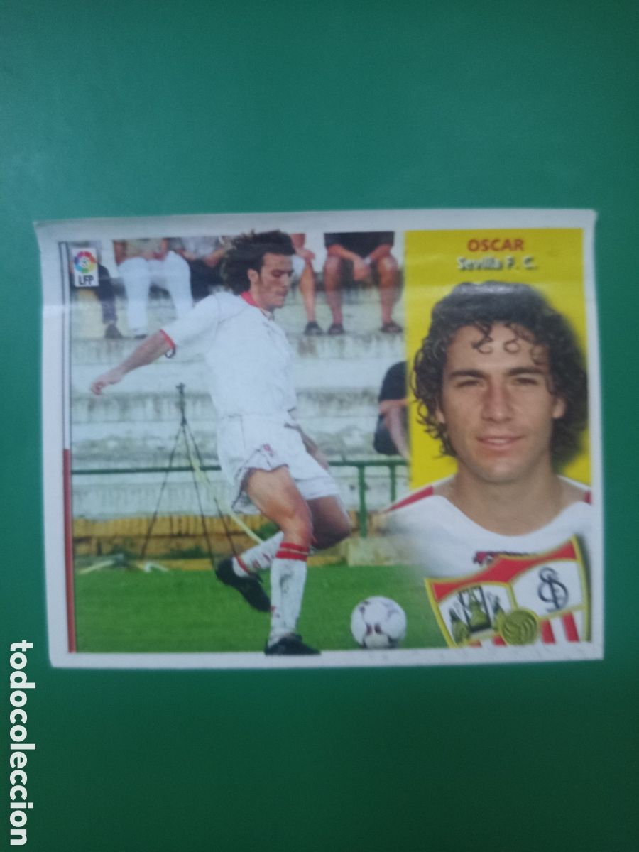 Cartes &agrave; collectionner de Football: ❇️ CROMO ⚽ &Oacute;SCAR SEVILLA LIGA 02 03 2002 2003 LFP ESTE PANINI DESPEGADO EN VENTANILLA ❇️