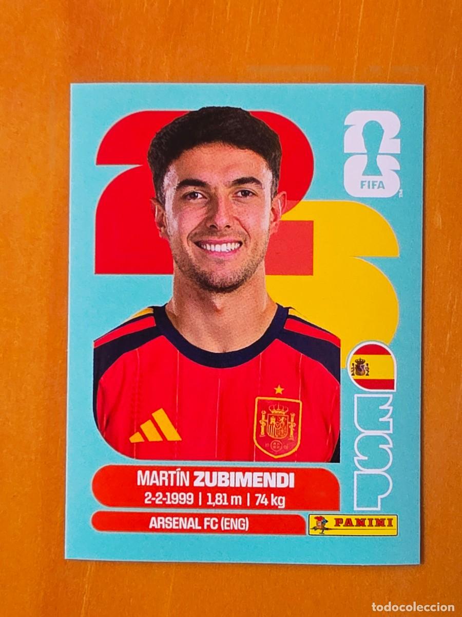Cromos de f&uacute;tbol: ESP 9 Mart&iacute;n Zubimendi, Espa&ntilde;a, Panini FIFA World Cup Mundial 2026 Sticker