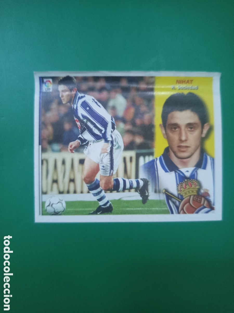 Cartes &agrave; collectionner de Football: ❇️ CROMO ⚽ NIHAT REAL SOCIEDAD LIGA 02 03 2002 2003 LFP ESTE PANINI DESPEGADO EN VENTANILLA ❇️