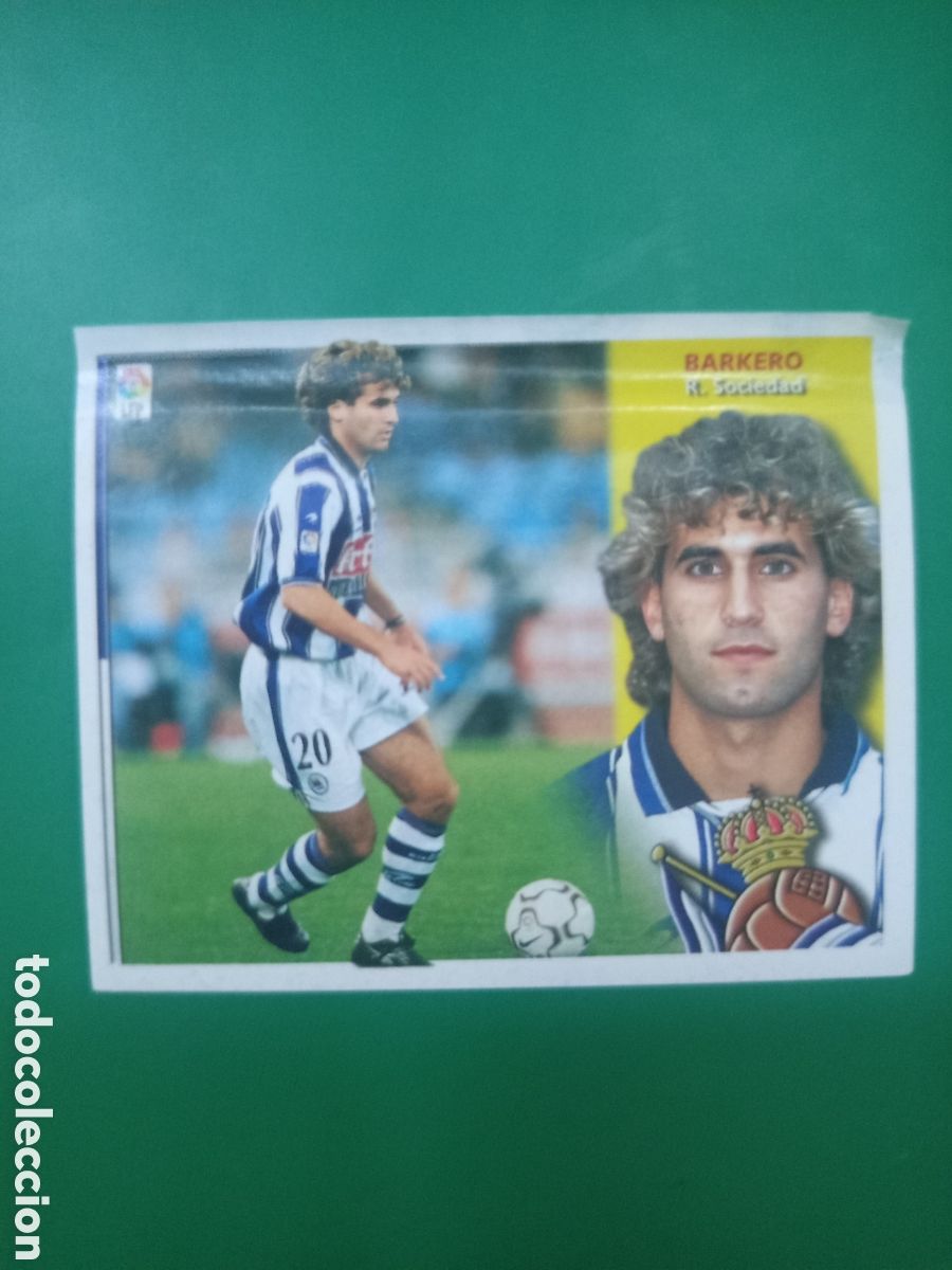 Cartes &agrave; collectionner de Football: ❇️ CROMO ⚽ BARKERO REAL SOCIEDAD LIGA 02 03 2002 2003 LFP ESTE PANINI DESPEGADO EN VENTANILLA ❇️