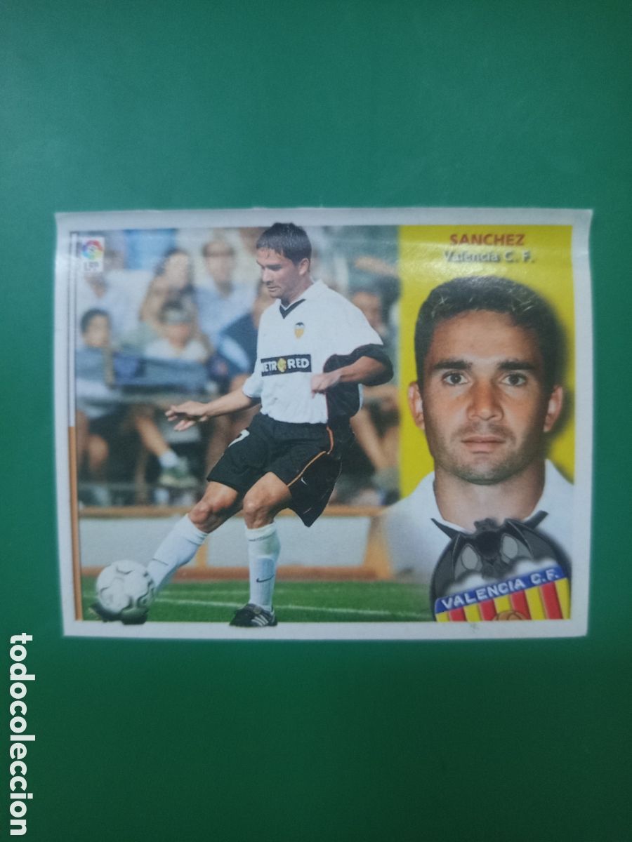 Cromos de f&uacute;tbol: ❇️ CROMO ⚽ S&Aacute;NCHEZ VALENCIA LIGA 02 03 2002 2003 LFP ESTE PANINI DESPEGADO EN VENTANILLA ❇️