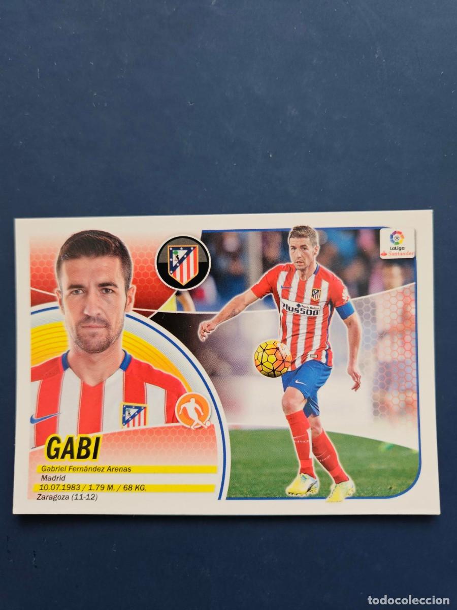 Cromos de Futebol: N&ordm; 8 GABI ATLETICO MADRID LOGO NUEVO LIGA ESTE 16 17 2016 2017 SIN PEGAR NUNCA PEGADO